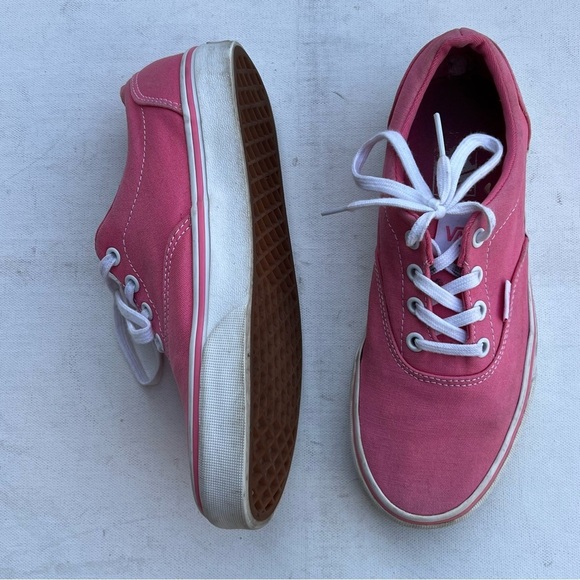 Vans pink canvas lace up sneakers - Picture 6 of 8